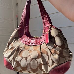 Coach Signature Ergo Kisslock Hobo bag